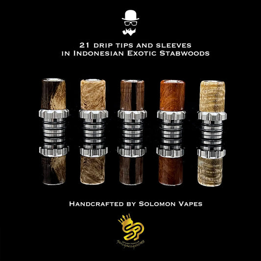 Drip-Tip 21 - Exotic Stabwood Edition - The Vaping Gentlemen Club